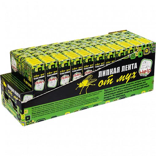 Липкая лента от мух Help, 4 шт фото