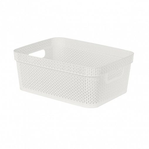 Корзина Keeplex Ajur, 36,5 x 27 x 14,1 см, белое облако фото