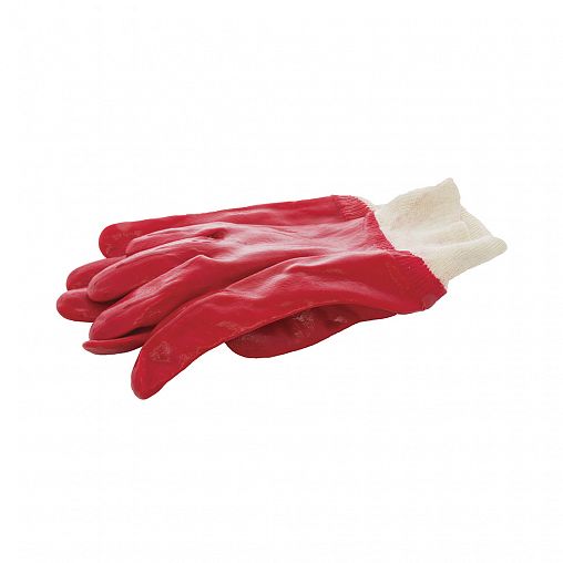 Перчатки х/б маслобензостойкие с ПВХ, размер 10 фото