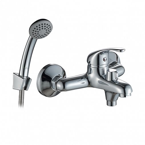 Смеситель для ванны с душем Rossinka A35-30, однорычажный, хром фото