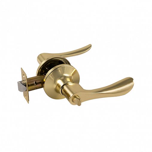 Ручка-защелка Нора-М Isparus ЗВ3-03, фиксатор, золото фото