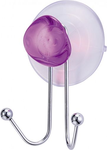 Крючок на присоске двойной Рыжий кот Аметист фото