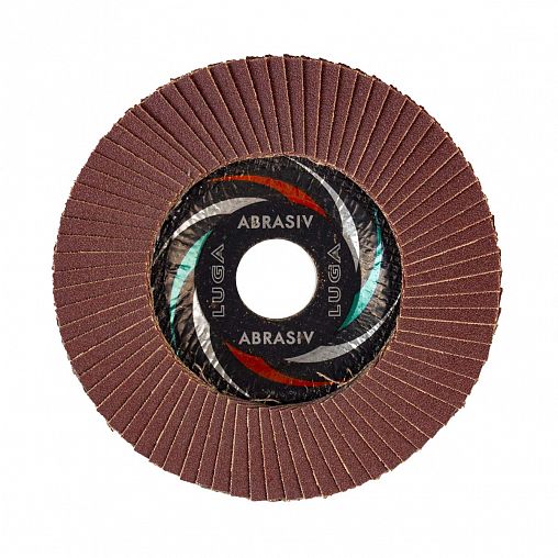 Круг лепестковый торцевой Луга - Абразив КЛТ1 P 120 (№12) 125 x 22 мм фото