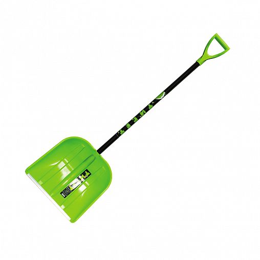 Лопата для уборки снега Инструм-Агро Тибет, с алюминиевым черенком, 410 x 415 мм фото