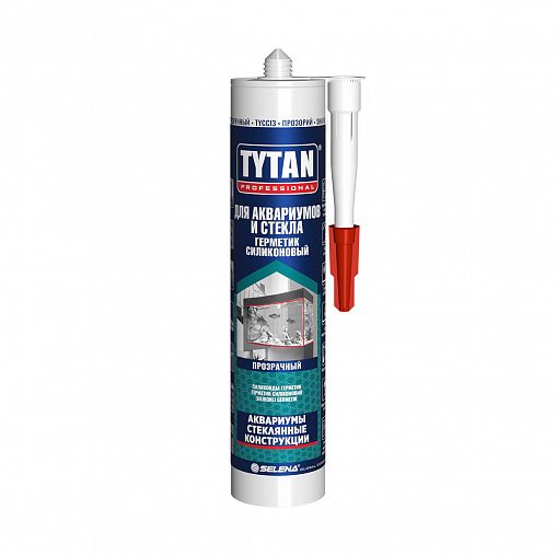 Силиконовый герметик для аквариумов и стекла Tytan Professionаl, 280 мл, прозрачный фото