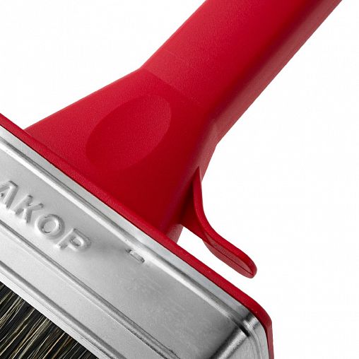 Кисть плоская для водных красок Акор Мастер, смешанная щетина, пластиковая ручка, 120 x 35 мм фото