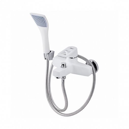 Смеситель для ванны с душем Fauzt FZS-W61, однорычажный, белый фото