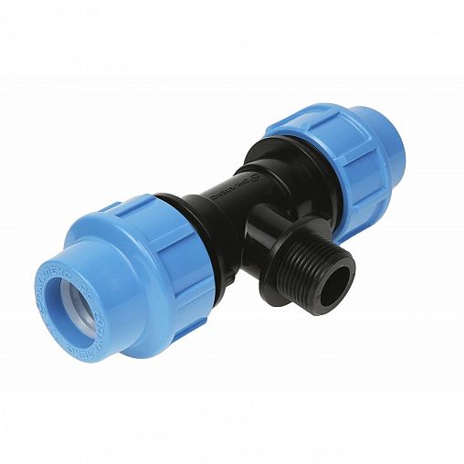 Тройник комбинированный полипропиленовый Джилекс, с наружной резьбой, 25 x 3/4" П x 25 мм фото