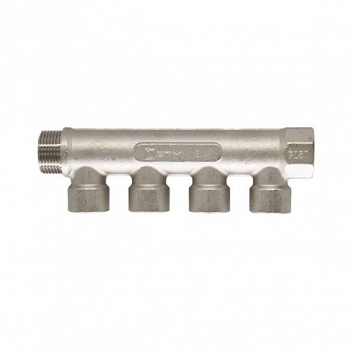 Коллектор универсальный СТМ, 1/2" x 3/4" x 4 выхода (внутренняя резьба) фото