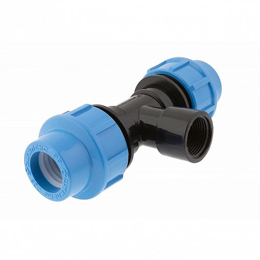 Тройник комбинированный полипропиленовый Джилекс, с внутренней резьбой, 25 x 3/4" М x 25 мм фото