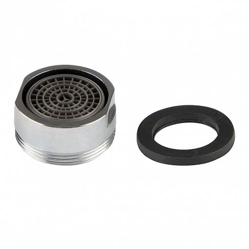 Аэратор для смесителя Рыжий кот, с наружной резьбой, сетка пластик, М24 фото Аэратор для смесителя Рыжий кот, с наружной резьбой, сетка пластик, М24 фото