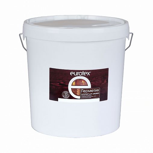 Акриловый шовный герметик для дерева Eurotex, 25 кг, белый фото