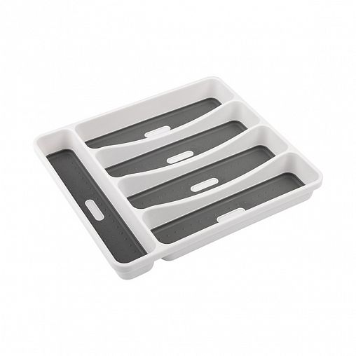 Лоток для столовых приборов Mallony Forma, 32,5 x 28,5 x 4,5 см, серый фото