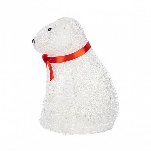 Фигурка светодиодная Волшебная страна Мишка, 16 LED ламп, 12,8 x 11,8 x 16 см фото