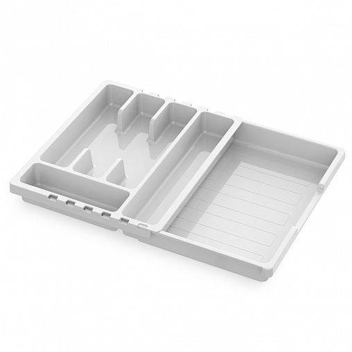 Лоток для столовых приборов Martika Смарт, 36 x 30 x 5 см, белый фото