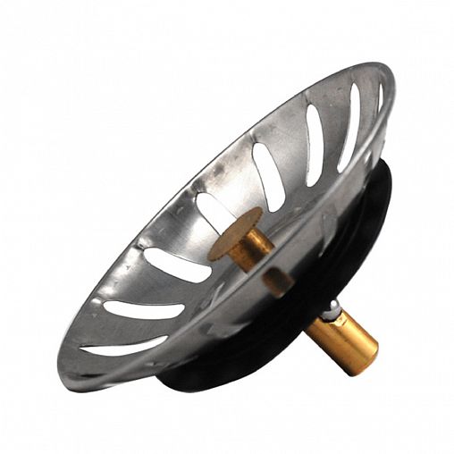 Фильтр пробка для выпуска MasterProf, 3.1/2", хром фото