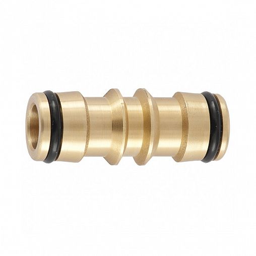 Переходник-соединитель для шлангов Palisad, штуцерный, латунный фото