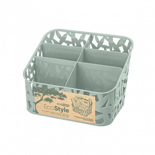 Органайзер универсальный Econova, 195 x 160 x 146 мм, зеленый флэк фото