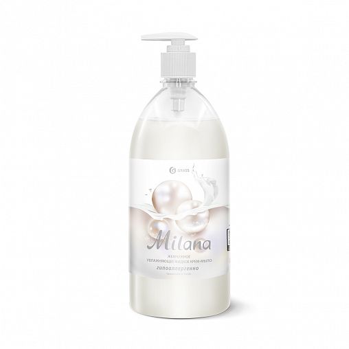 Жидкое крем-мыло Grass Milana Жемчужное, 1 л фото