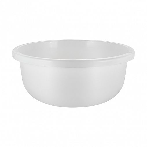 Таз пластиковый Spin&Clean Rock'n'Roll, 9,5 л, белый фото