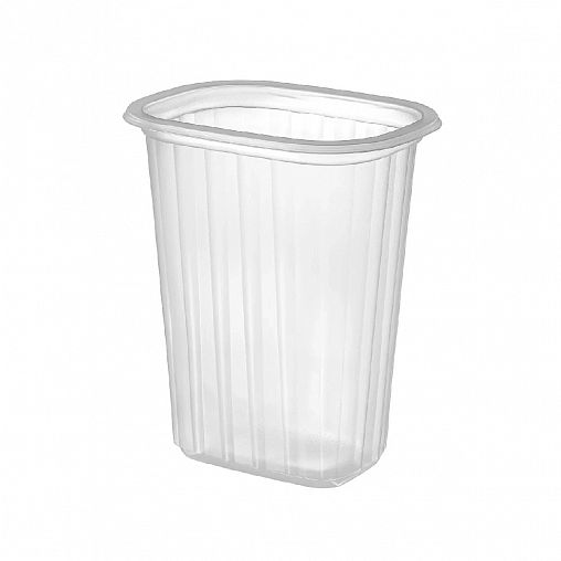 Контейнер одноразовый Стандарт Пластик, 10,8 x 8,2 x 12,8 см, 0,5 л, 50 шт фото