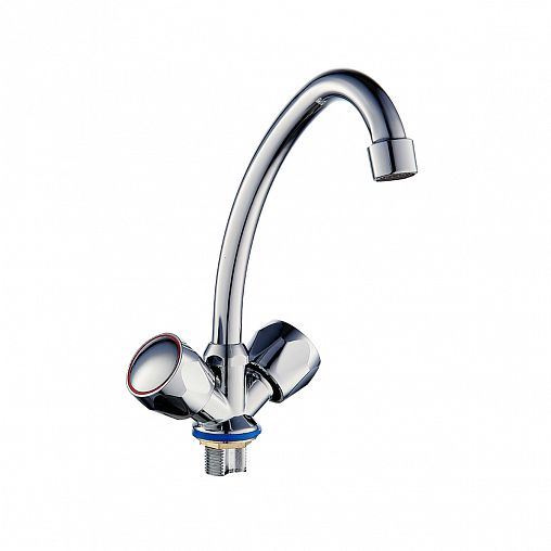 Смеситель для кухни Roegen RR023A, хром фото