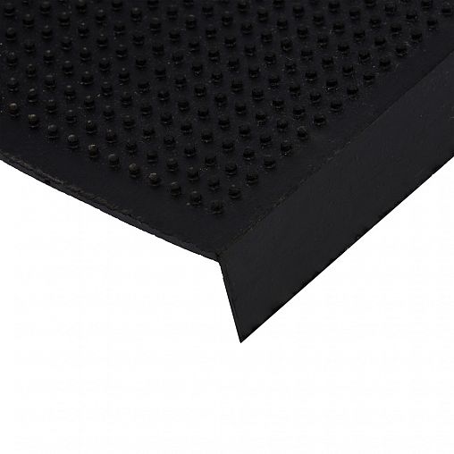 Коврик на ступеньку Vortex, резиновый, 25 x 75 см, черный фото