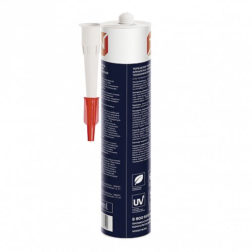 Силиконизированный герметик для окон и дверей Технониколь Master, 280 мл, белый фото