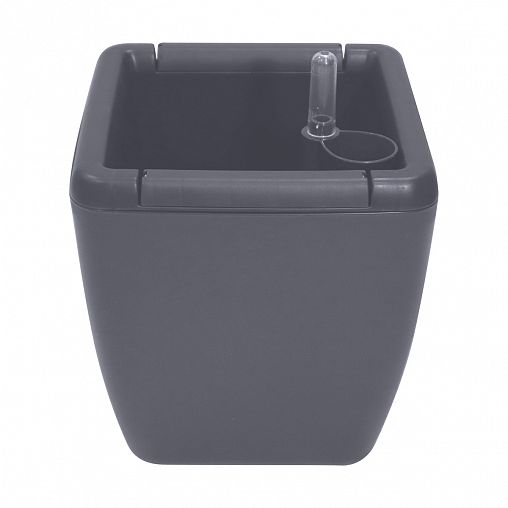 Горшок для цветов InGreen Munchen, с автополивом, 5 л, вулканический серый фото