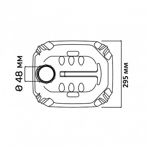 Канистра пластиковая ЗТИ Космос, штабелируемая, 31,5 л фото