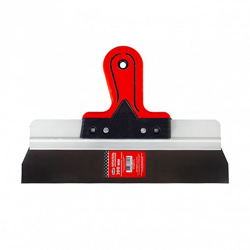 Шпатель фасадный Кедр, нержавеющая сталь, двухкомпонентная ручка, 300 мм фото