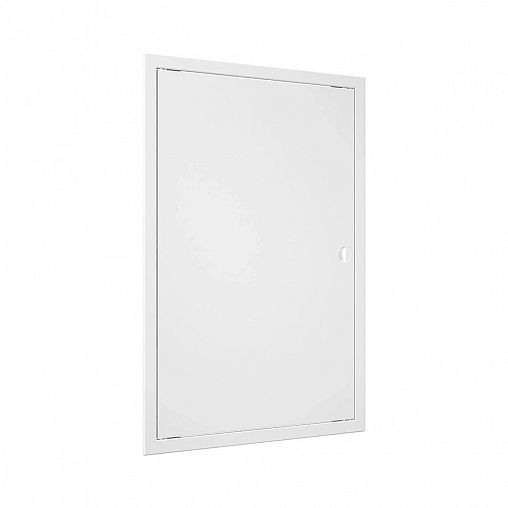 Люк-дверца ревизионная Evecs Л4060Р, ABS-пластик, с ручкой, с фланцем 396 x 596 мм, 418 x 618 мм фото