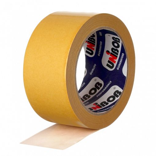 Скотч двусторонний Unibob, 50 мм x 25 м* фото