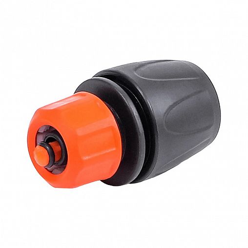 Коннектор для шлангов Жук, с аквастопом, 1/2" фото