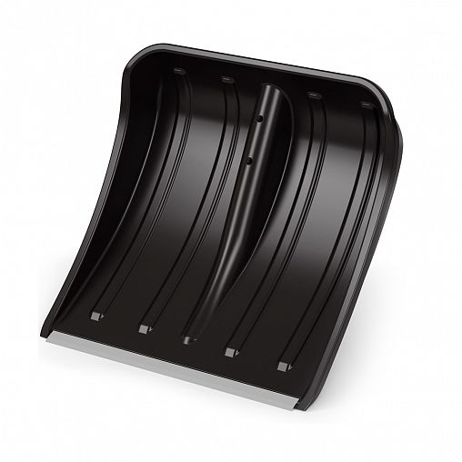 Лопата для уборки снега без черенка Альтернатива Классика, блоксополимер, 375 x 375 мм фото