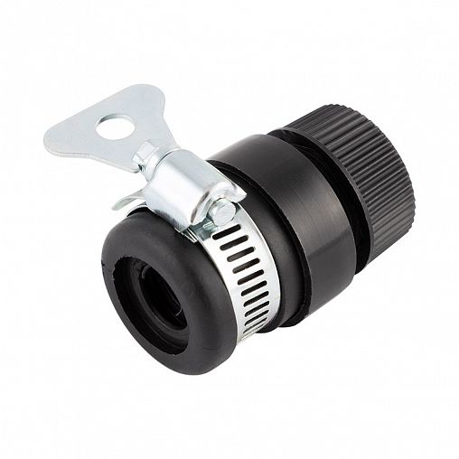 Соединитель для шлангов Park, с системой быстрой фиксации и хомутом, 1/2" фото