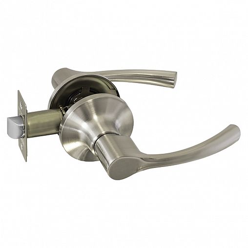 Ручка-защелка Нора-М Isparus ТТ1-05, без запирания, матовый никель фото