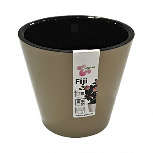 Горшок для цветов InGreen London ING1555ШОК, 5 л, молочный шоколад фото Горшок для цветов InGreen London ING1555ШОК, 5 л, молочный шоколад фото