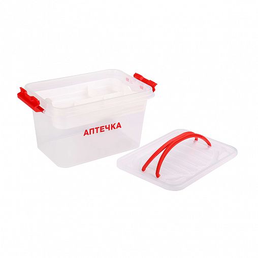 Аптечка пластиковая Альтернатива Аптечка, с ручкой, 31 x 20,5 x 17,5 см, белая фото