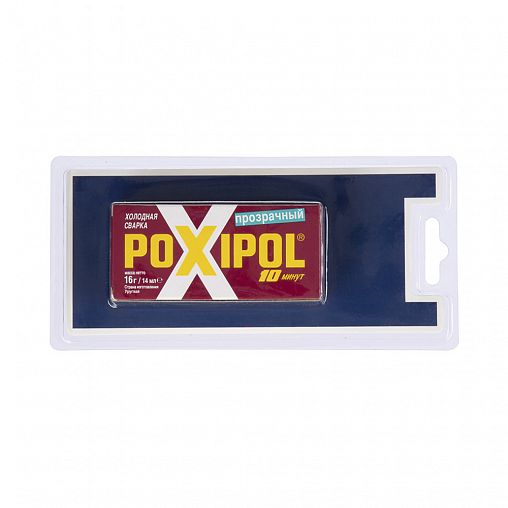 Клей холодная сварка Poxipol, блистер 14 мл, прозрачный фото Клей холодная сварка Poxipol, блистер 14 мл, прозрачный фото