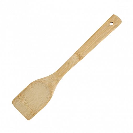 Лопатка кулинарная Mallony Foresta di bambu, бамбуковая, 30 x 6 см фото