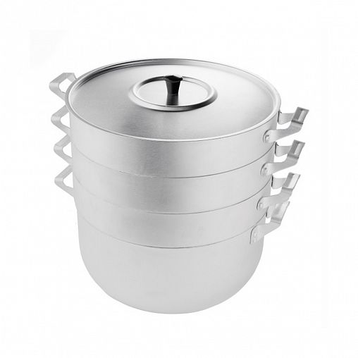 Мантоварка Scovo, с крышкой, 3 секции, 6 л фото