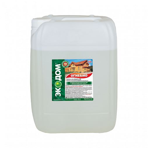Огнебиозащитный состав для дерева Экодом Огнебио, 20 кг фото