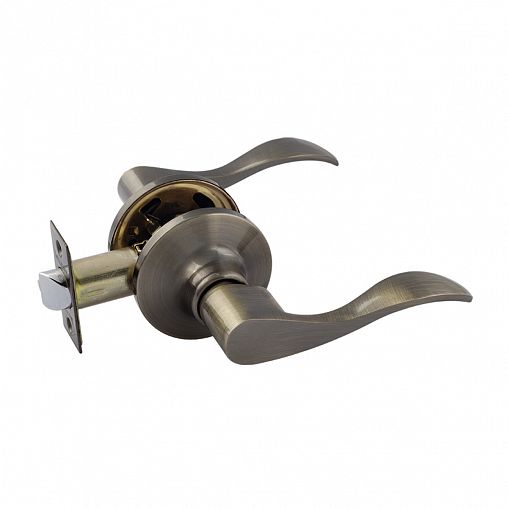 Ручка-защелка Нора-М Isparus ЗВ1-05, без запирания, старая бронза фото