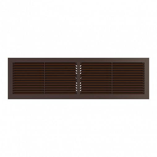 Переточная вентиляционная решетка Era 4513РП кор, пластик, с фланцем 432 x 117 мм, 455 x 133 мм фото