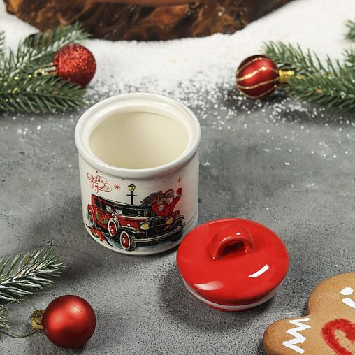 Сахарница Доляна С новым годом, 150 мл фото