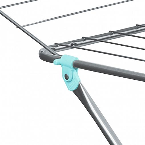 Сушилка для белья напольная Nika, сушильное полотно 18 м, серебро фото