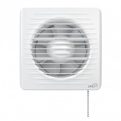 Вентилятор осевой вытяжной Era 5C-02, c обратным клапаном и тяговым выключателем, D 125, 16 Вт фото