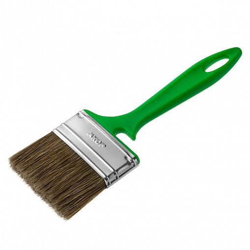 Кисть плоская для дерева Акор Эксперт, смешанная щетина, пластиковая ручка, 50 x 12 мм фото