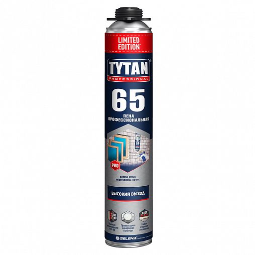 Профессиональная монтажная пена Tytan Professional 65 Limited Edition, 750 мл фото